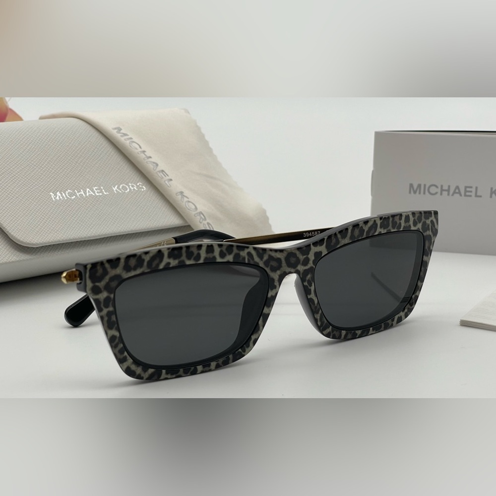 Michael Kors Leopard Print Sunglasses - Picture 12 of 16